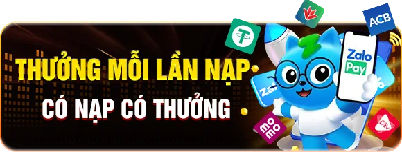 Thưởng mỗi lần nạp — Có nạp có thưởng